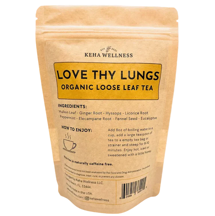 Breathe Loose Leaf — Mullein & Elecampane | Organic Respiratory Herbal Tea