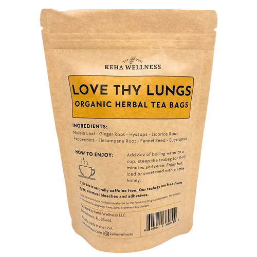 Breathe Tea Bags — Mullein & Elecampane | Organic Respiratory Herbal Tea