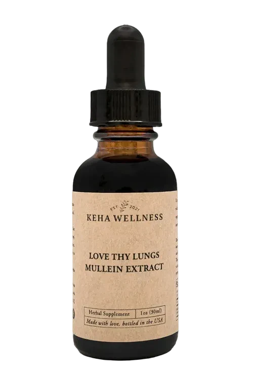 Love Thy Lungs 1oz — Mullein Tincture Collab | Organic Respiratory Support