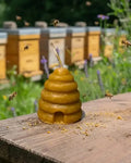 Small Skep Beeswax Candle