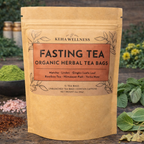 Té de ayuno — Bolsitas de té de hierbas orgánicas | Mezcla de matcha, tila y yerba mate