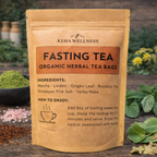 Té de ayuno — Bolsitas de té de hierbas orgánicas | Mezcla de matcha, tila y yerba mate