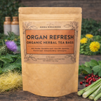 Organ Refresh — Bolsas de té de hierbas orgánicas | Mezcla de cardo mariano y diente de león