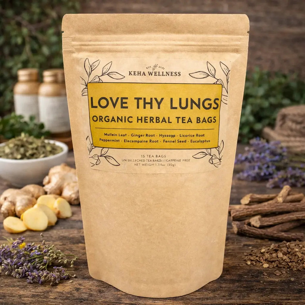Bolsitas de té Breathe — Gordolobo y Helenio | Té de hierbas orgánico para la respiración
